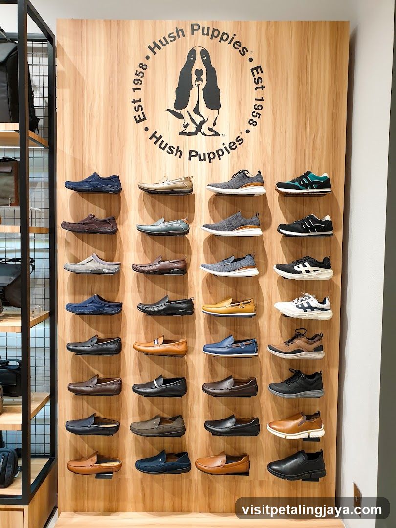 Hush Puppies Shoe Display