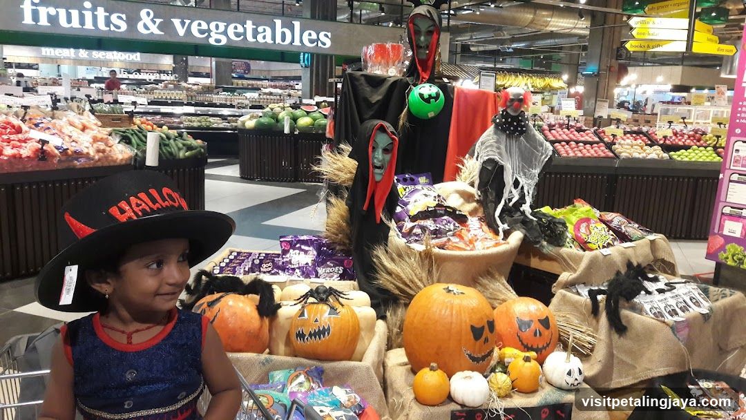 Halloween Display in Grocery Store