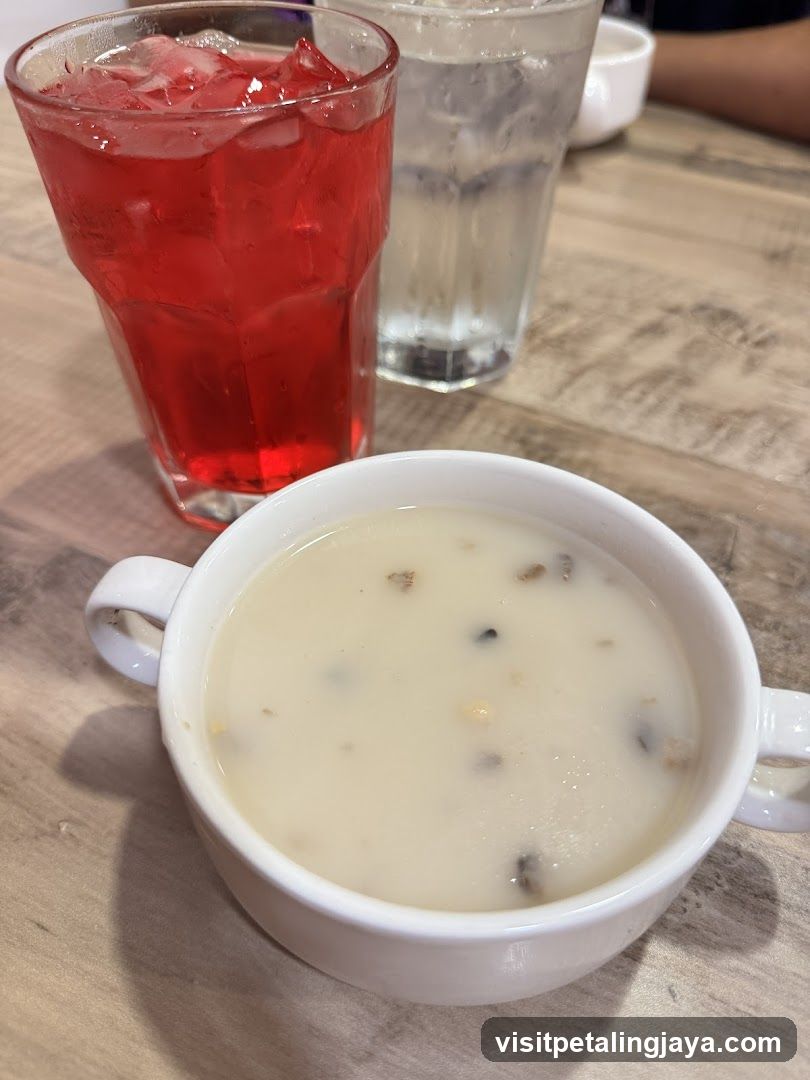 Soup and Drinks