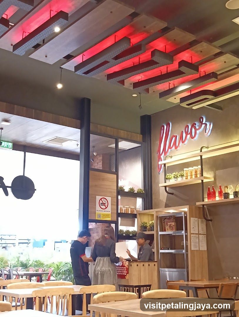 Restaurant Interior with Staff and Seating