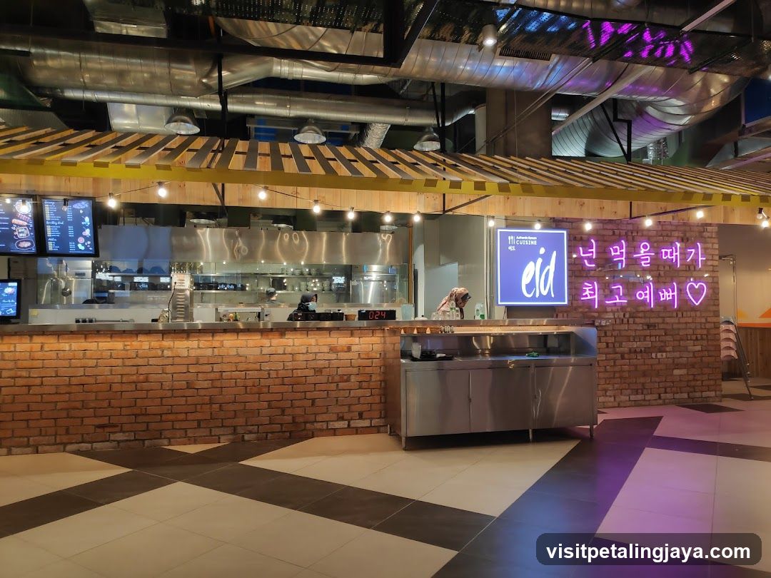 Restaurant Kitchen and Seating Area