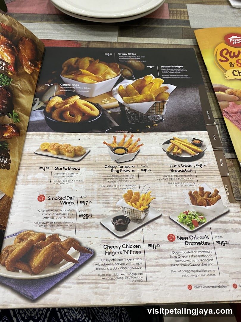 Pizza Hut Menu