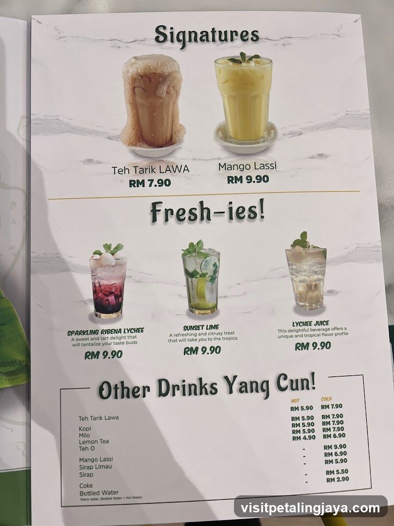 Drinks Menu