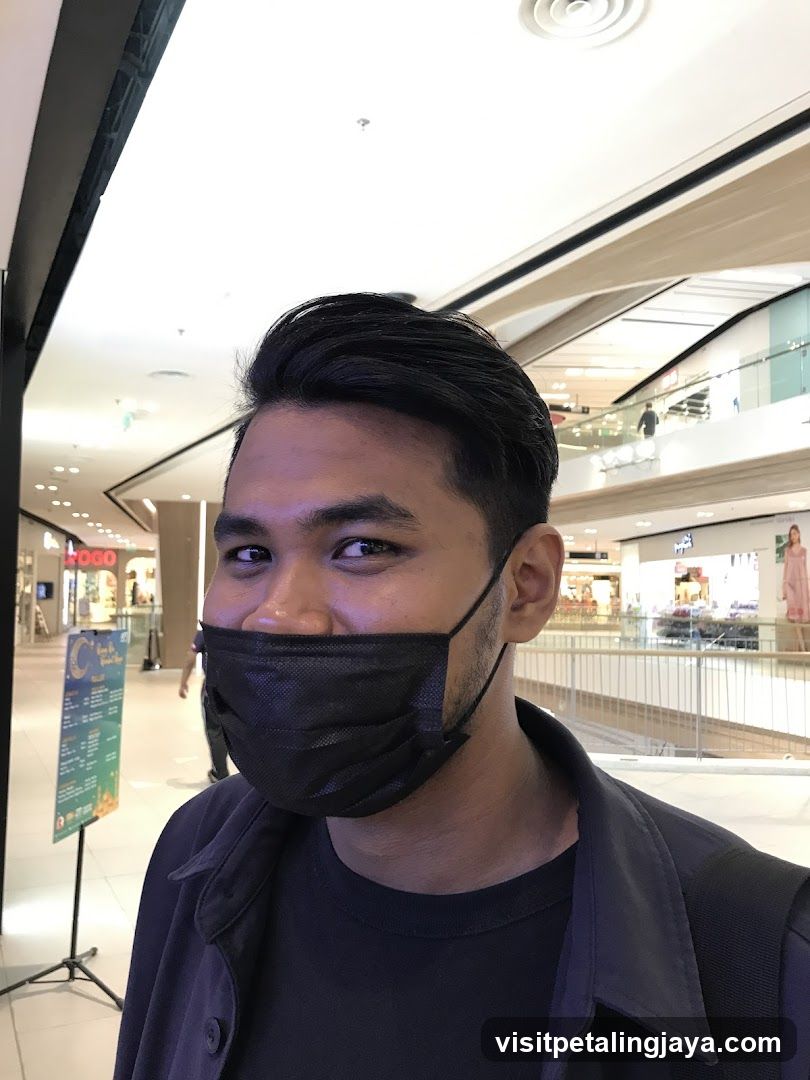 Man in a mall
