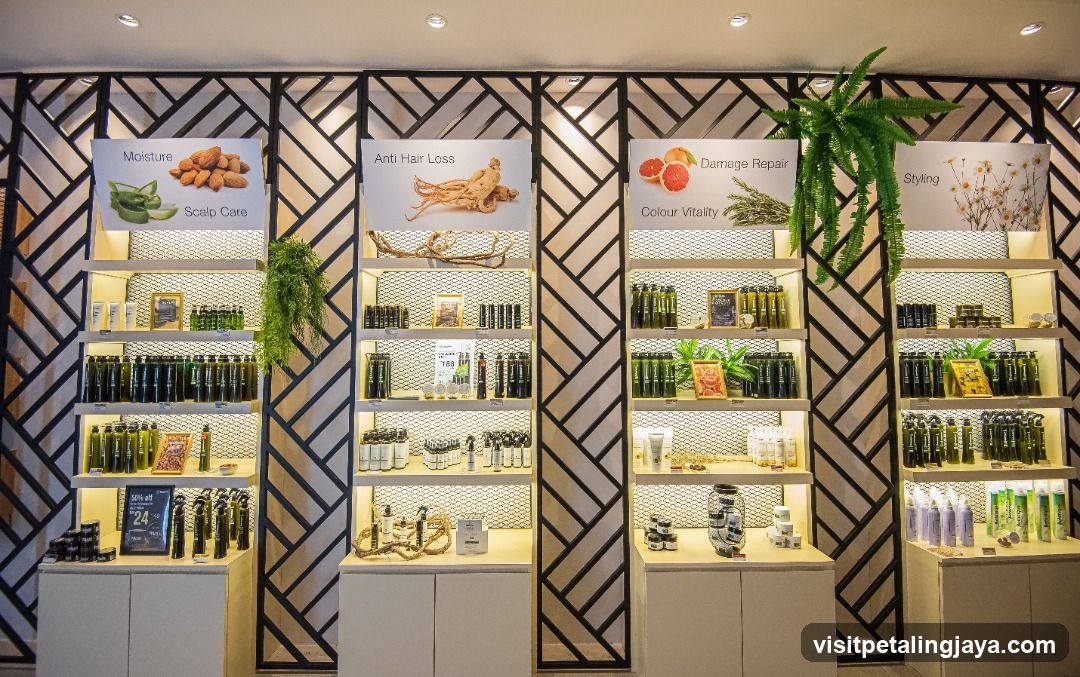 Hair Care Products Display