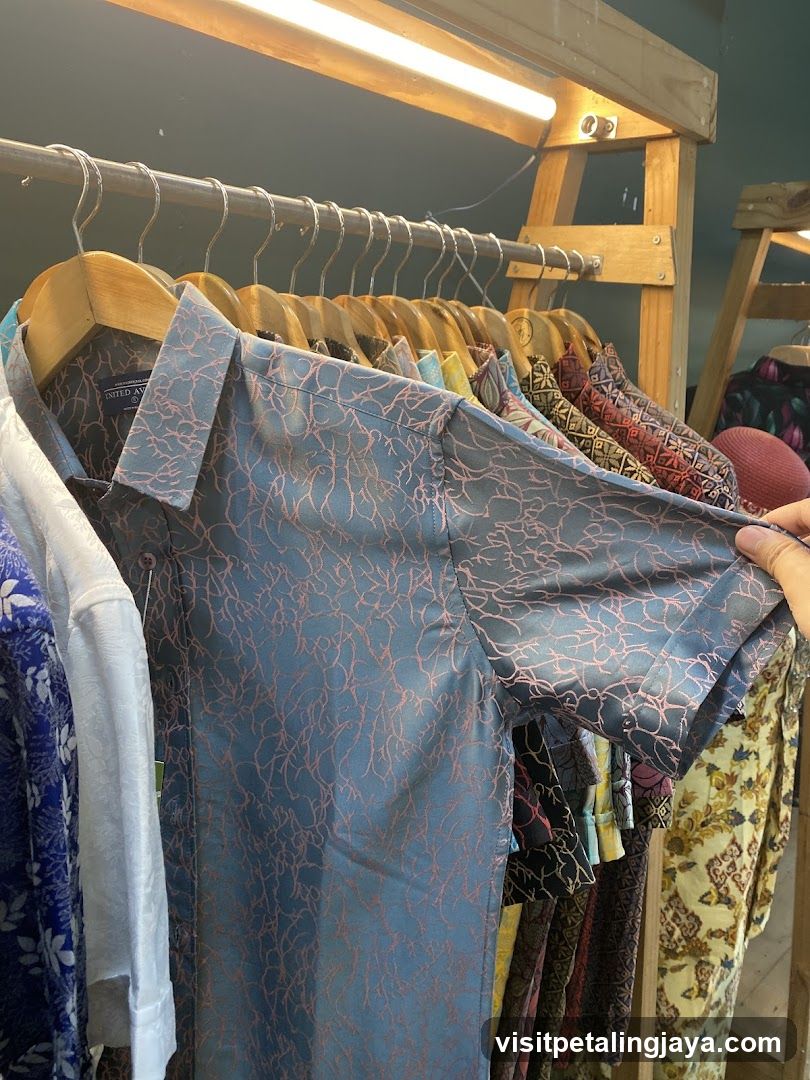 Clothing Rack with Shirts
