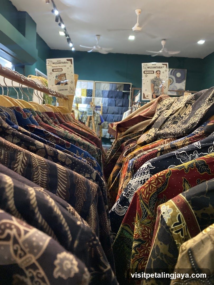 Batik Clothing Display