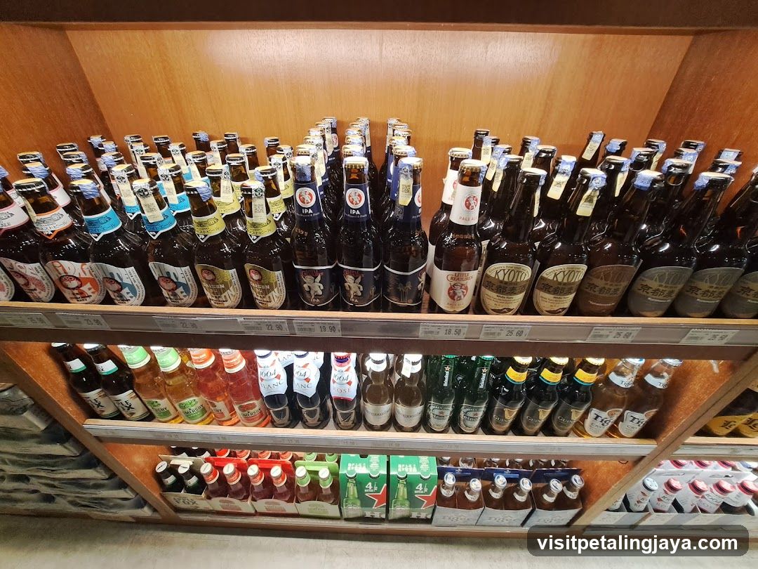Bottles of Beer on Shelves