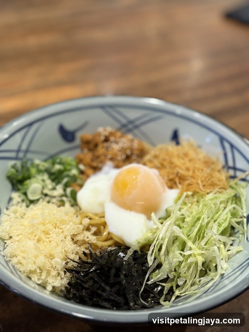 Noodle Bowl with Egg and Toppings