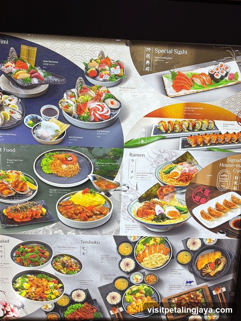 Japanese Food Menu