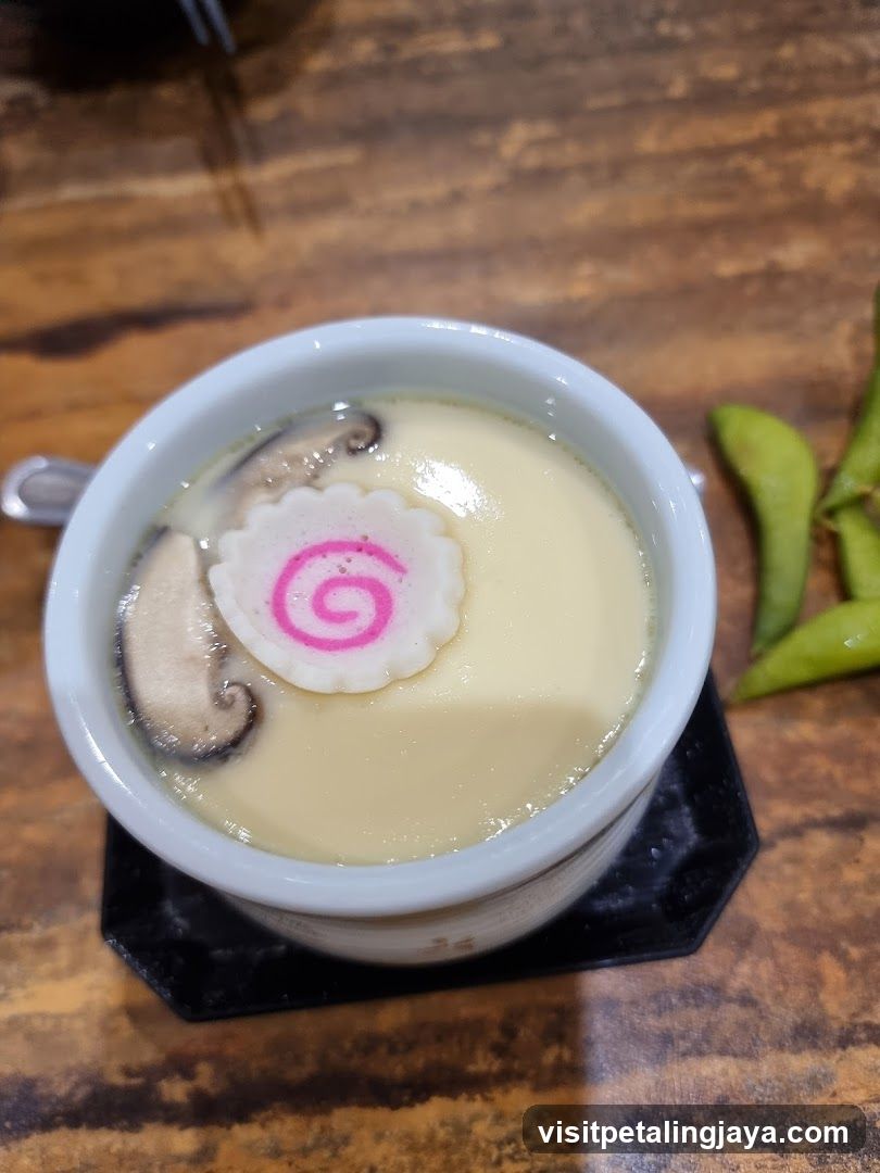 Chawanmushi with Edamame