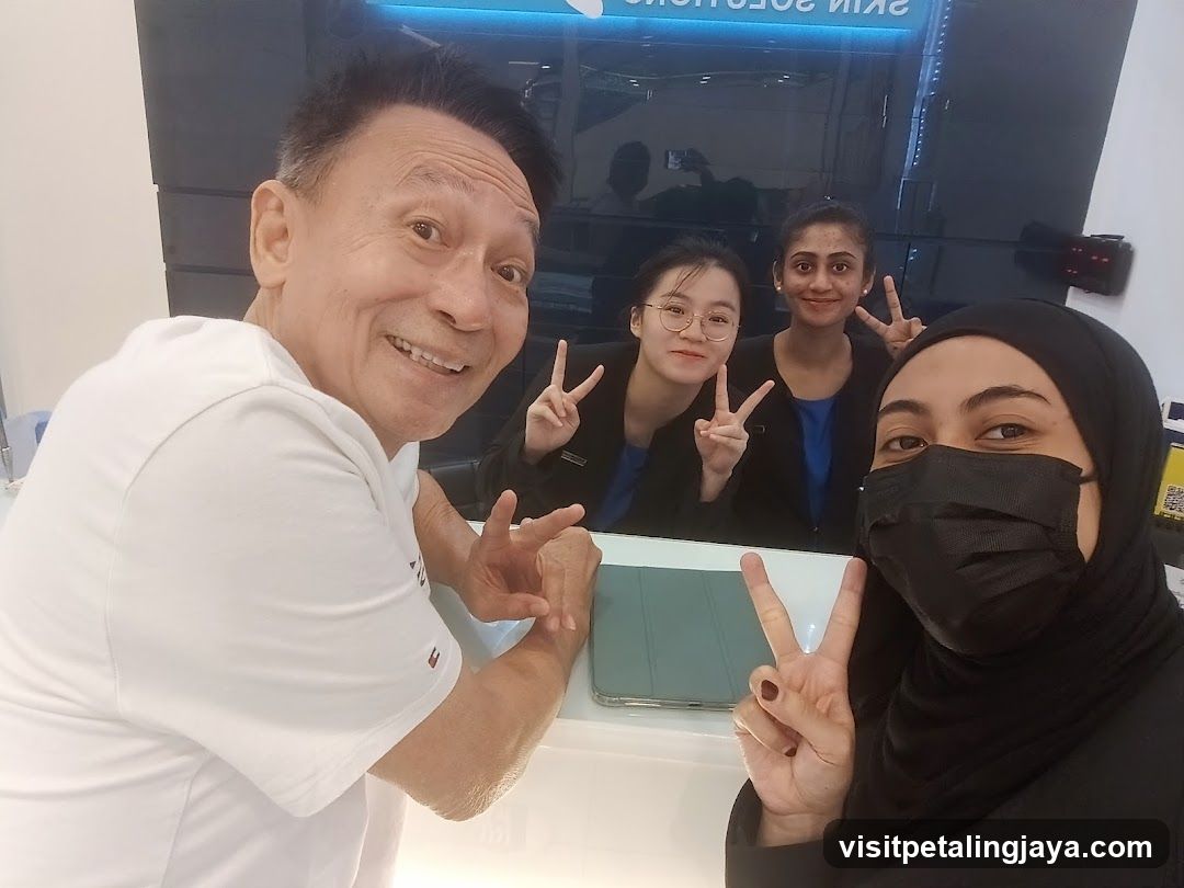 People posing for a selfie