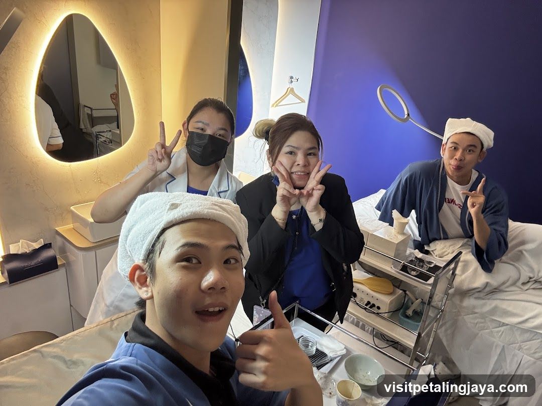 Spa Staff Posing for a Selfie