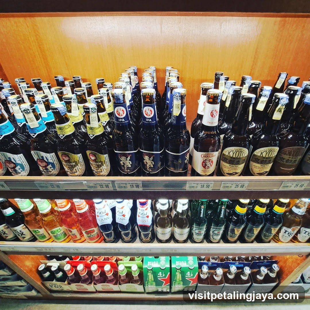 Bottles of Beer on Shelves