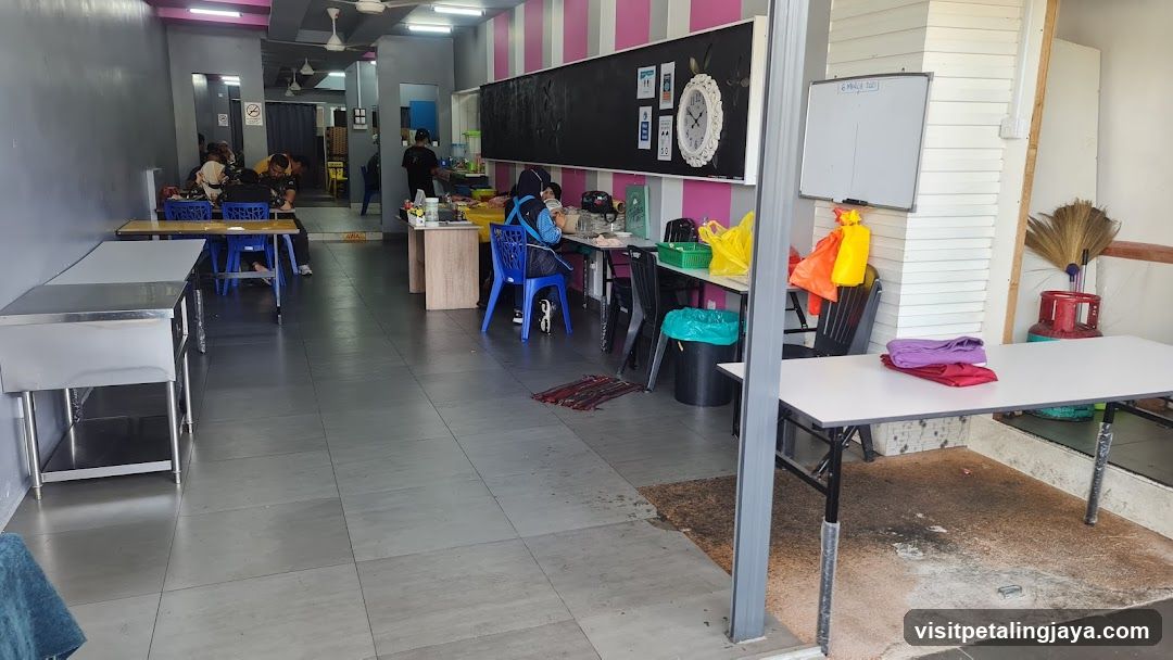 Interior of a casual dining establishment
