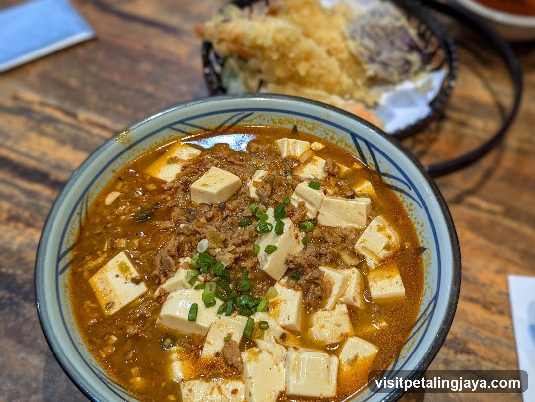 Mapo Tofu with Tempura