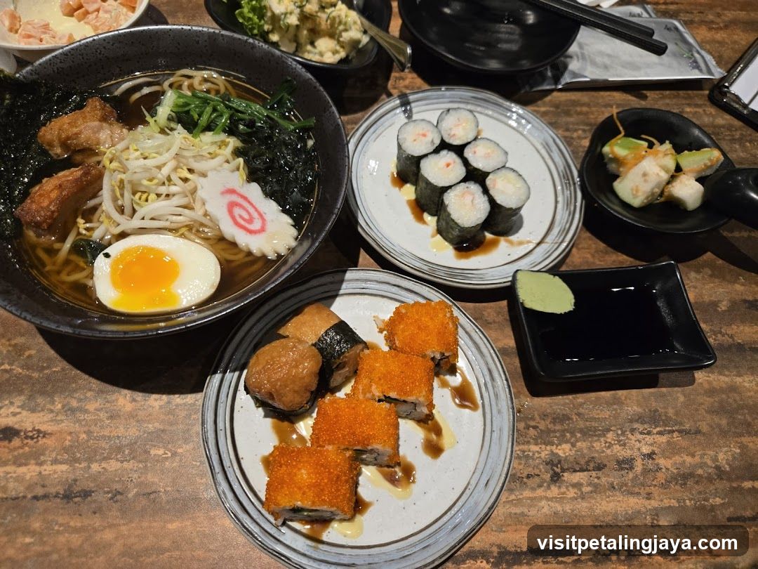 Japanese Food Spread