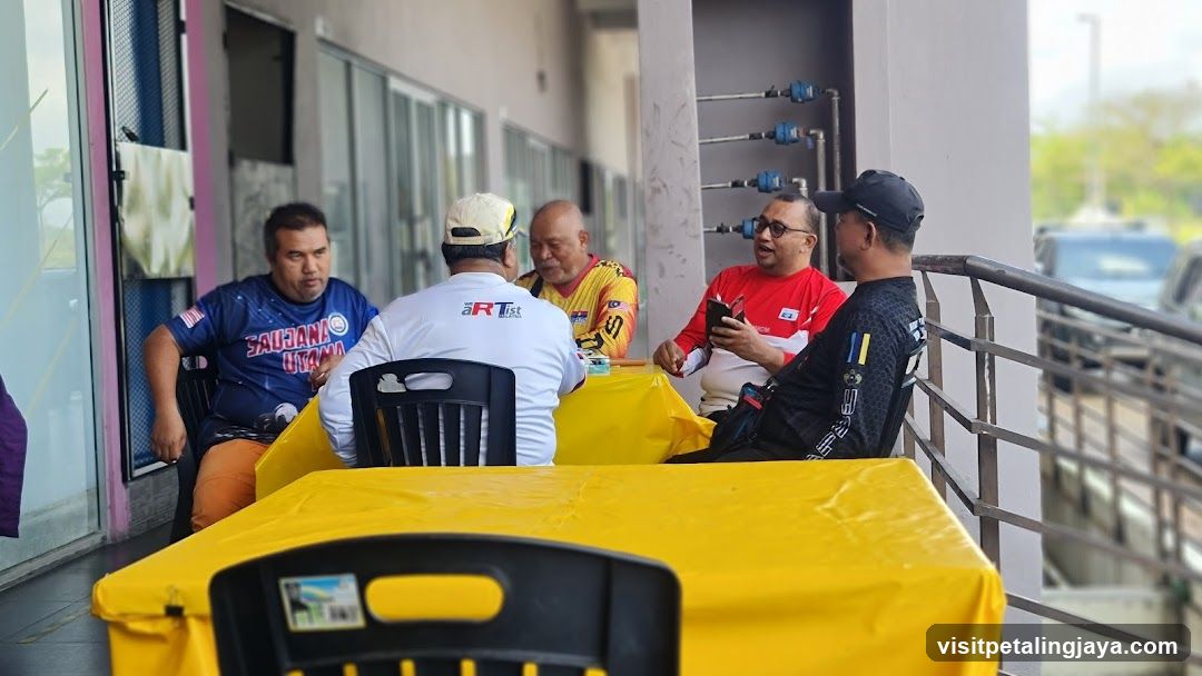 Group of men sitting at a table