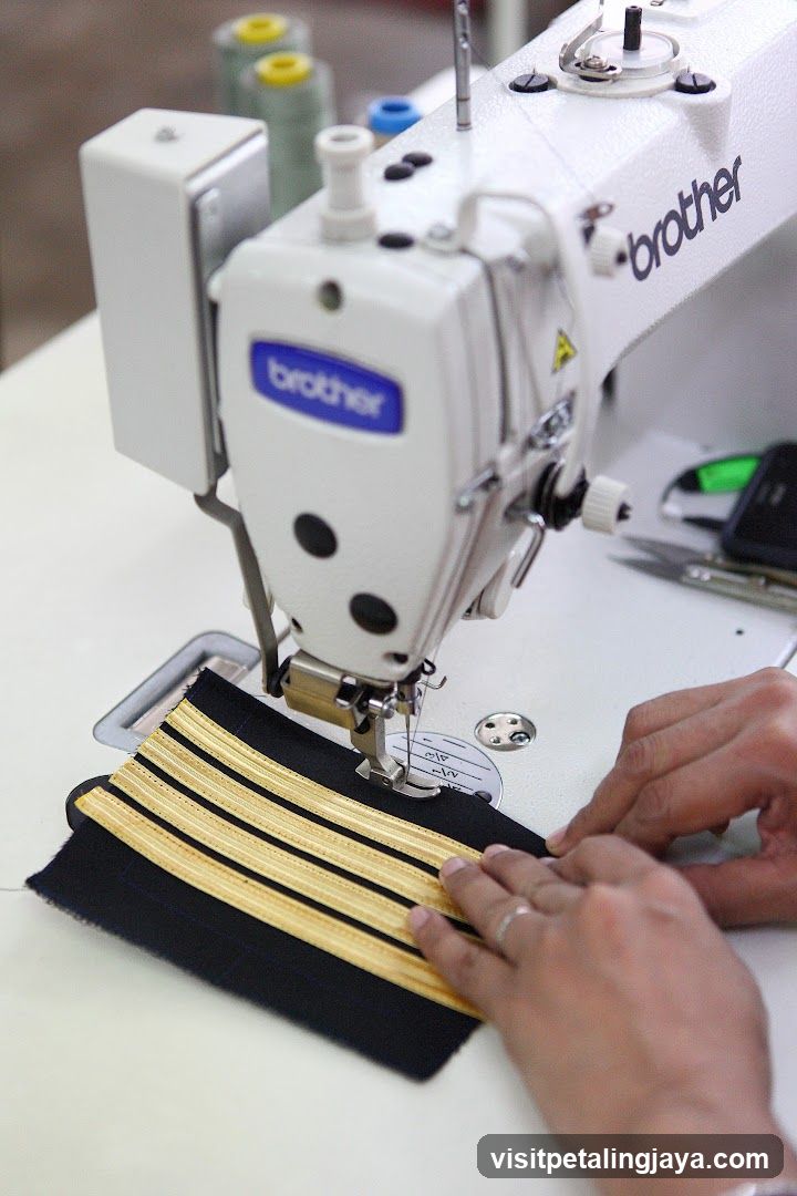 Sewing Machine in Operation
