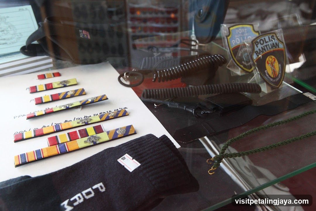 Police Memorabilia Display