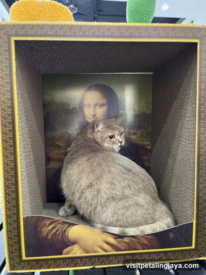 Cat in a Mona Lisa Frame