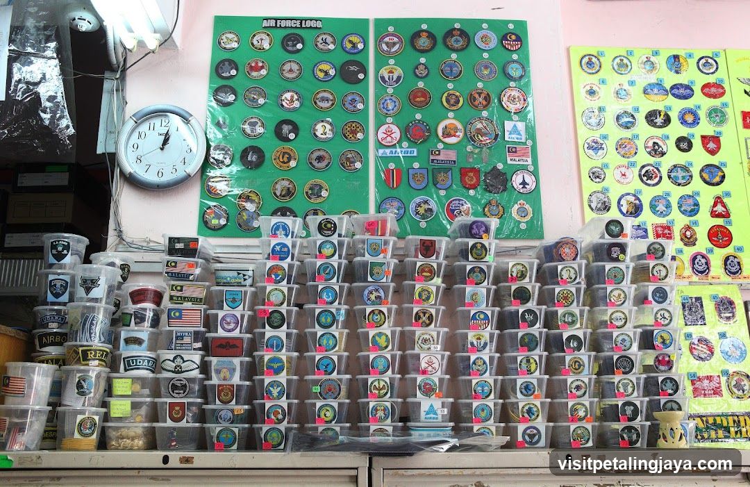 Military Patches and Insignia Display
