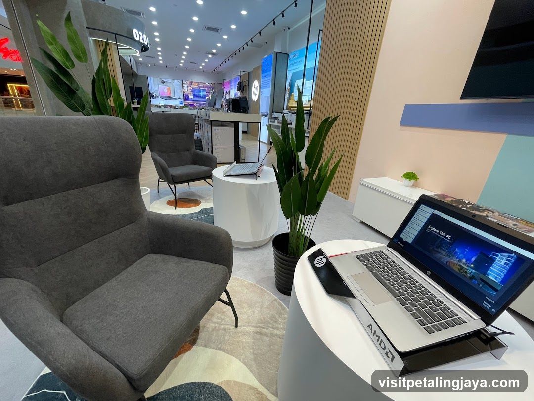 Modern Electronics Store Display