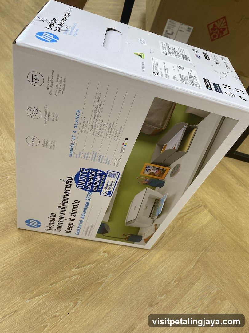 HP DeskJet Ink Advantage 2776 Printer Box