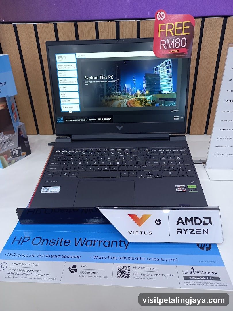 HP Victus Laptop Display