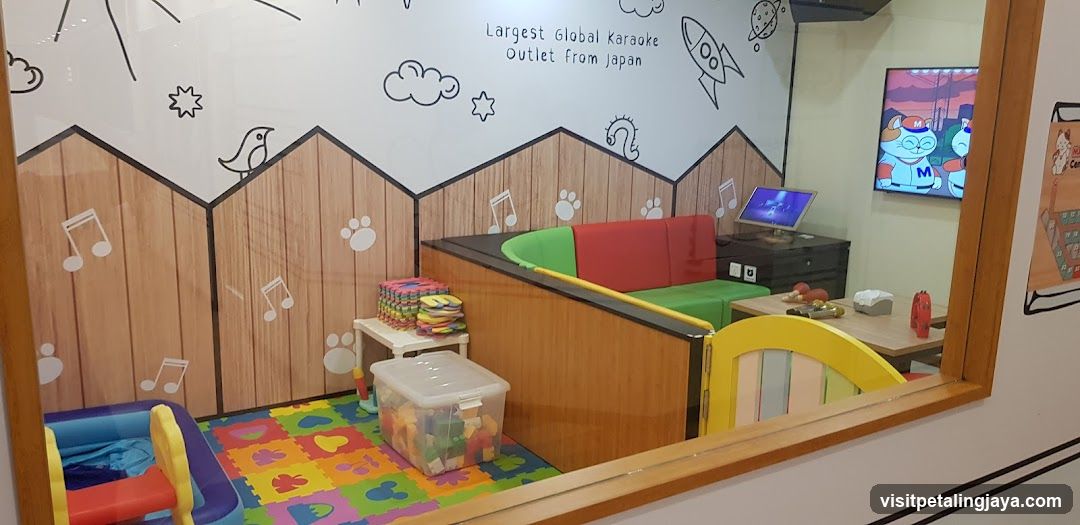 Children's Play Area with Karaoke Setup