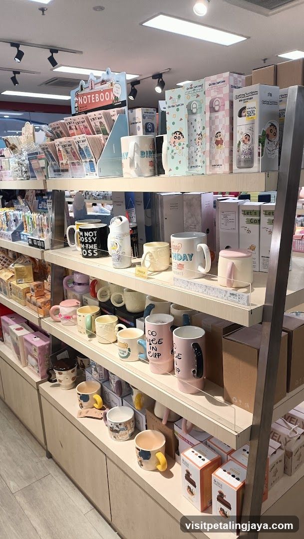Stationery and Drinkware Display