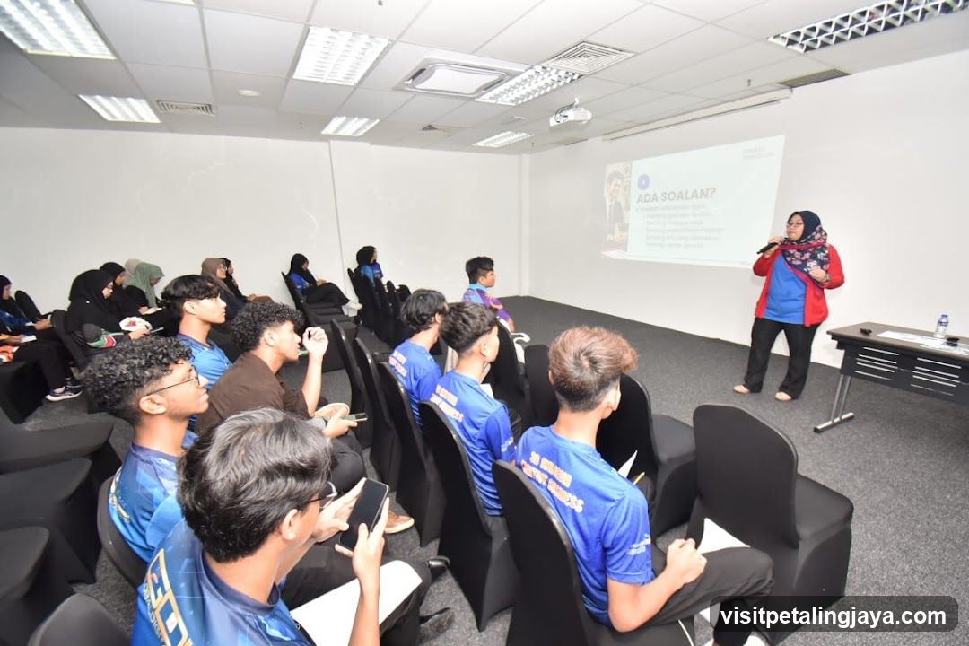 Presentation in a classroom