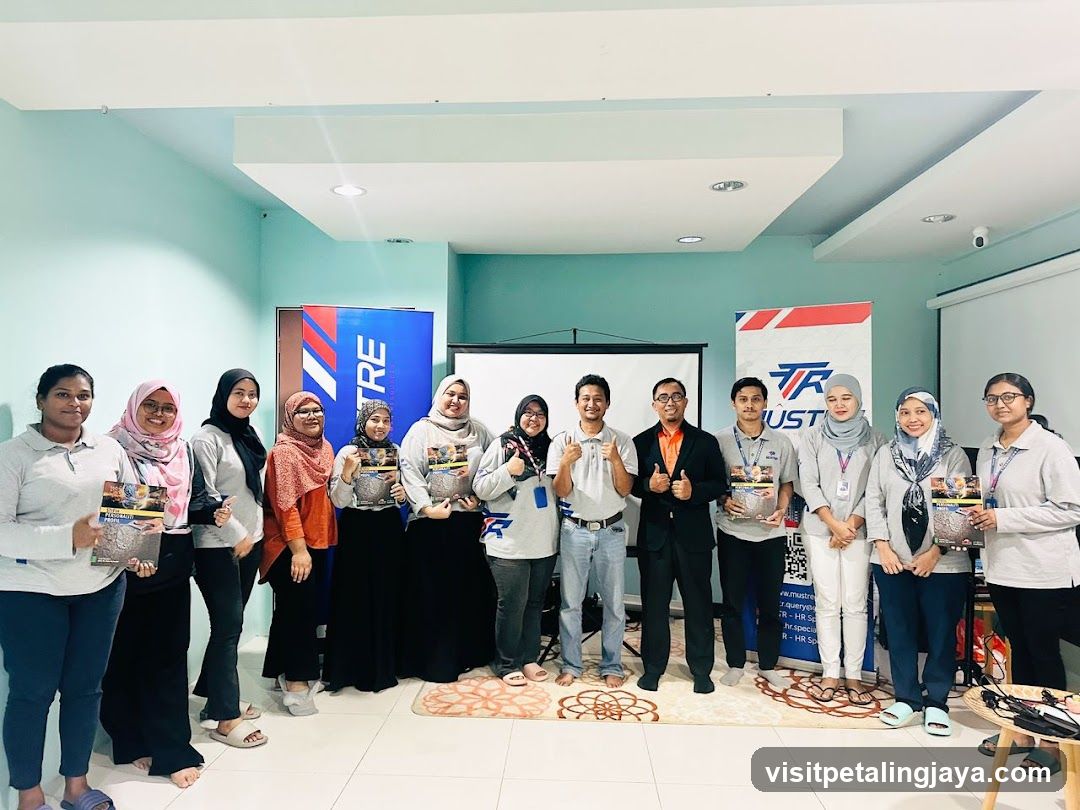 Group Photo with Company Banners