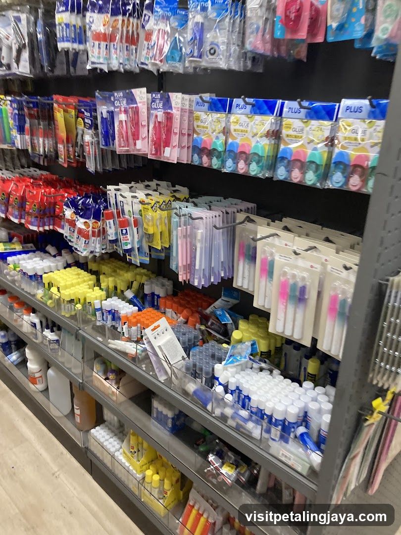 Stationery Store Shelves