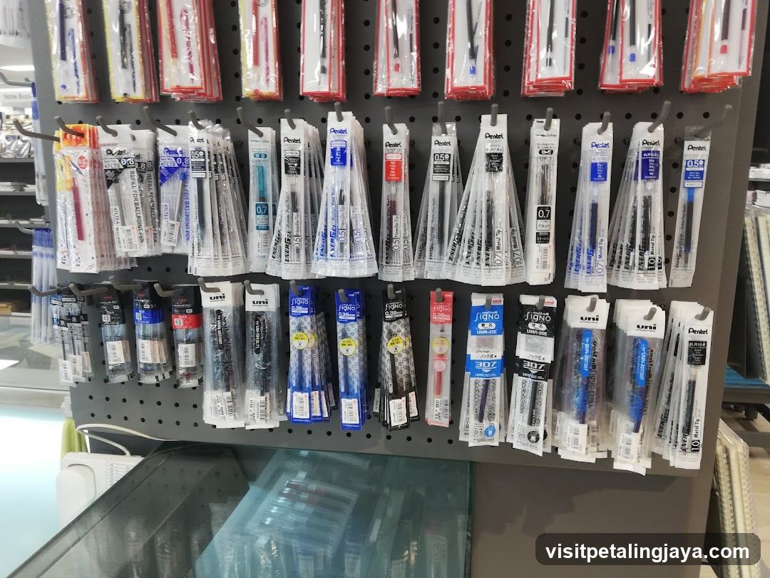 Pens and Refills Display