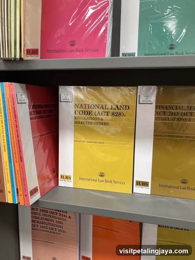 Law Books on Shelves
