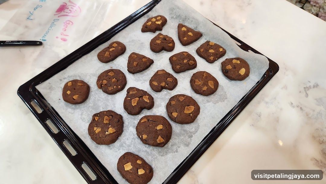 Chocolate Chip Cookies on Baking Sheet