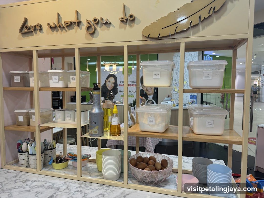 Baking Ingredients Display