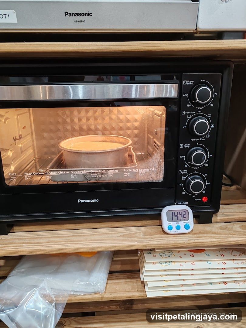 Oven with Cake