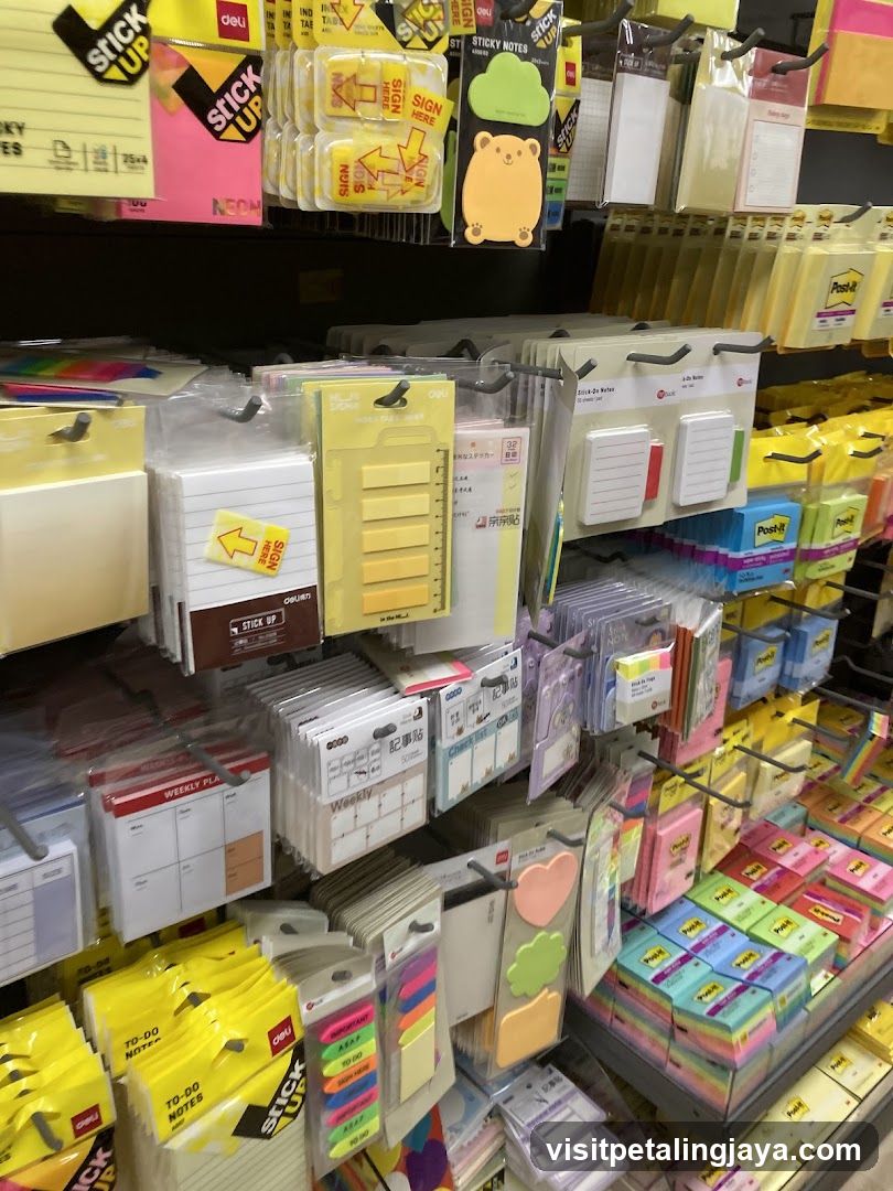 Sticky Notes and Stationery Display