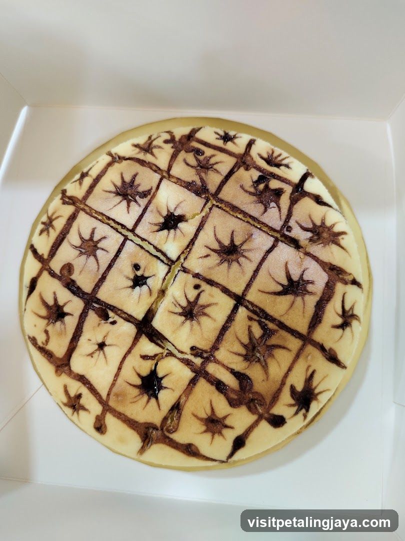 Cheesecake with Chocolate Drizzle