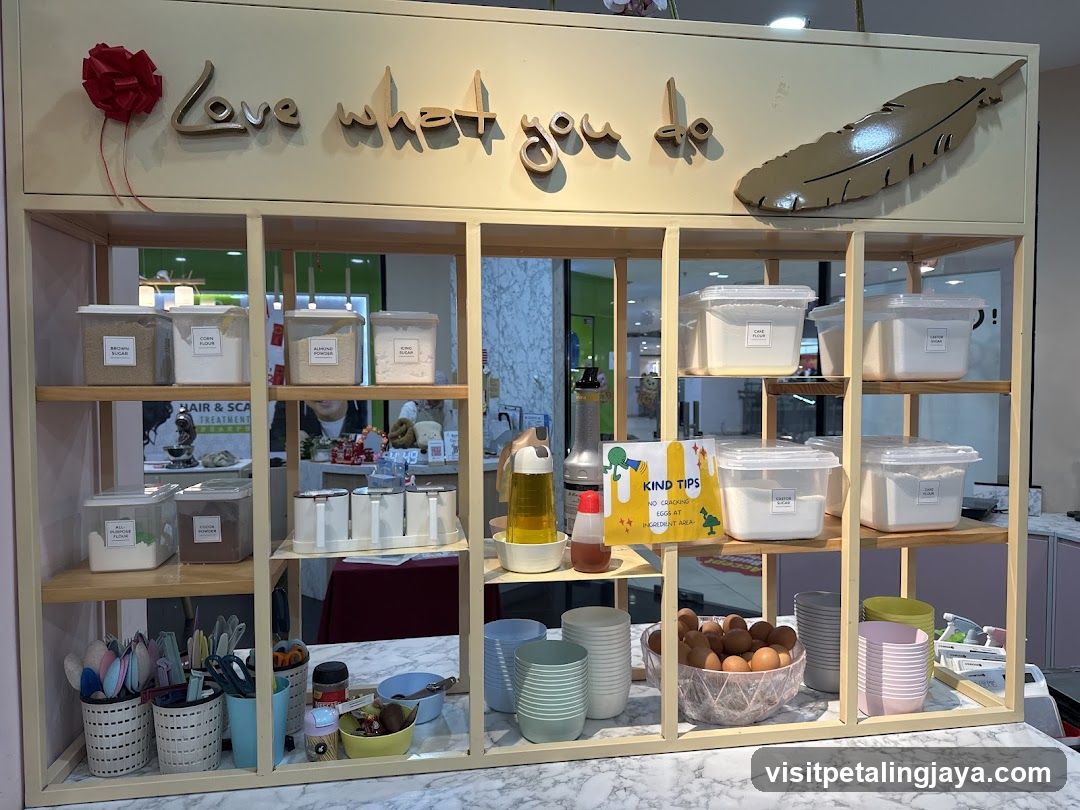 Baking Ingredients Display