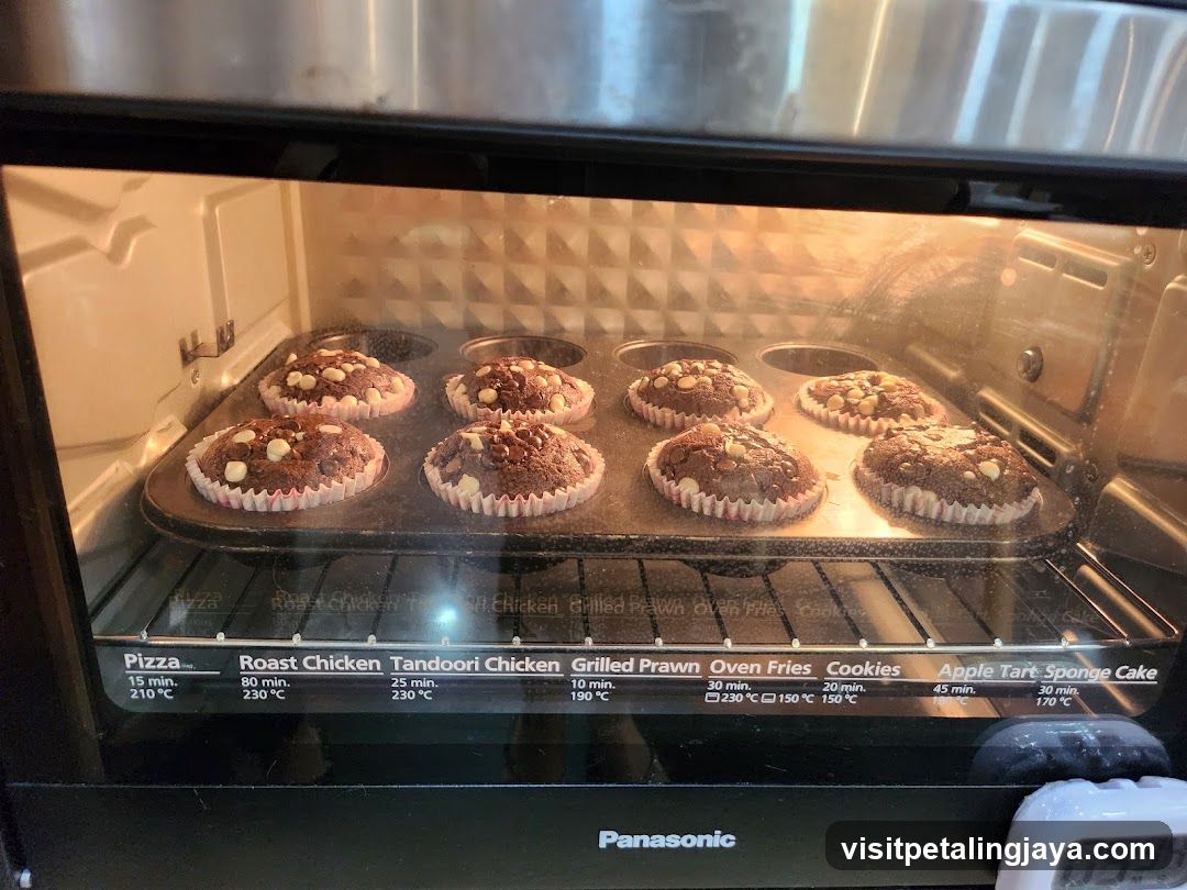 Muffins Baking in Oven