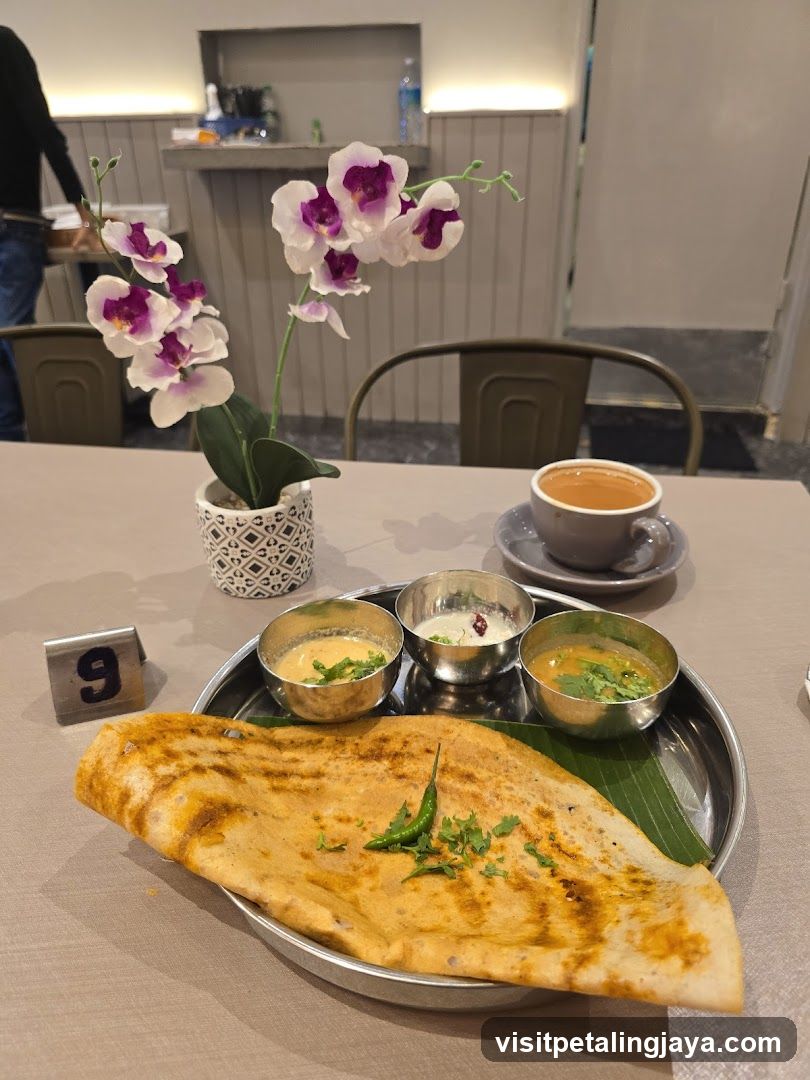 Dosa Platter with Coffee