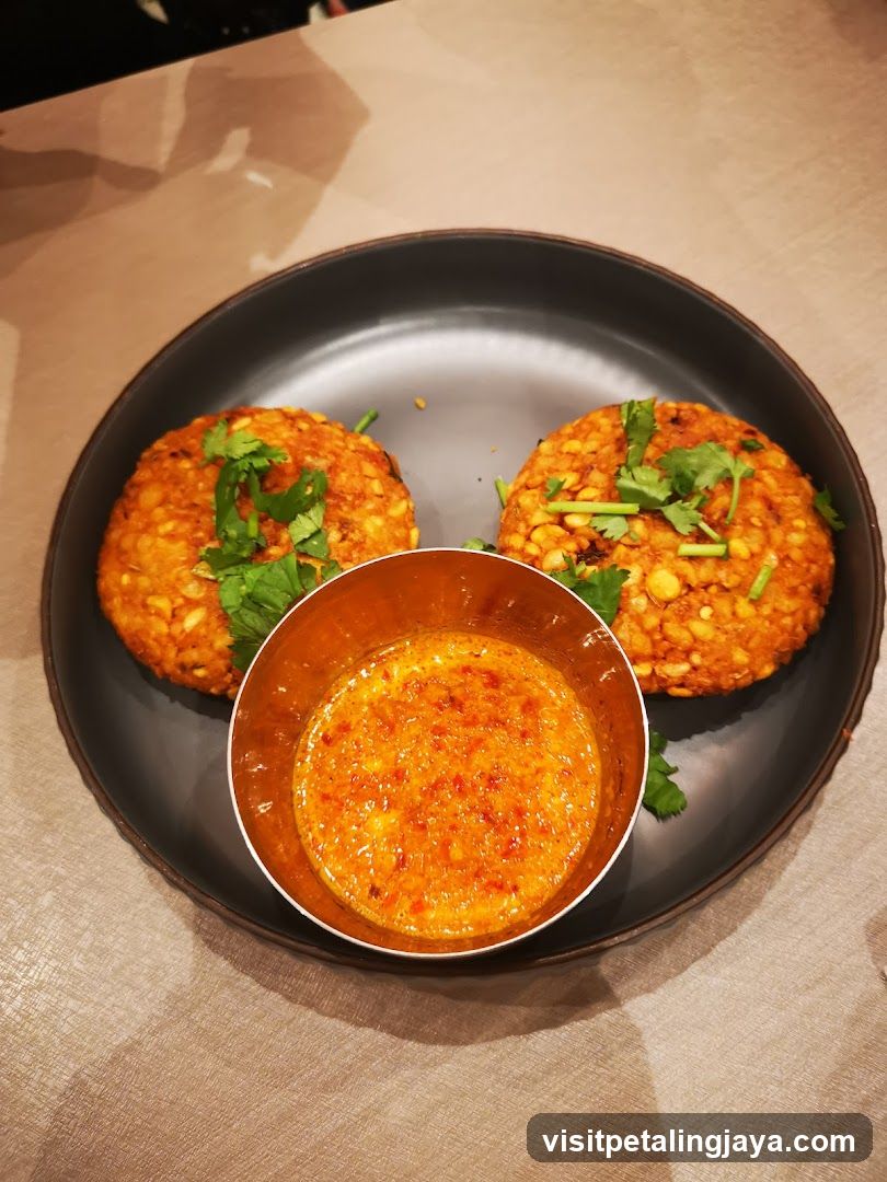 Lentil Patties with Chutney