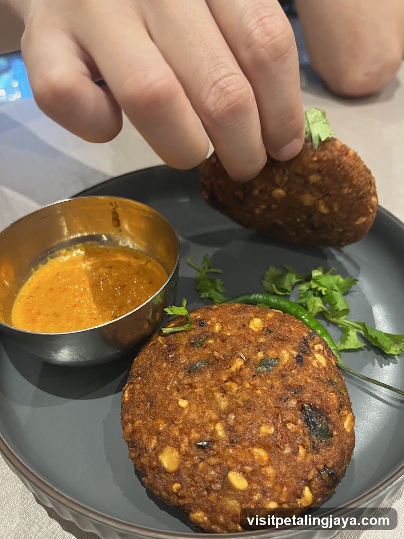 Lentil Fritters with Chutney