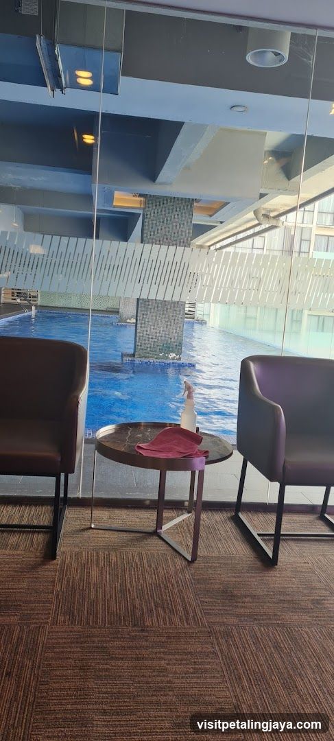 Waiting Area with Pool View