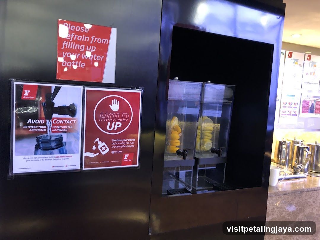 Fitness First Water Dispenser Area