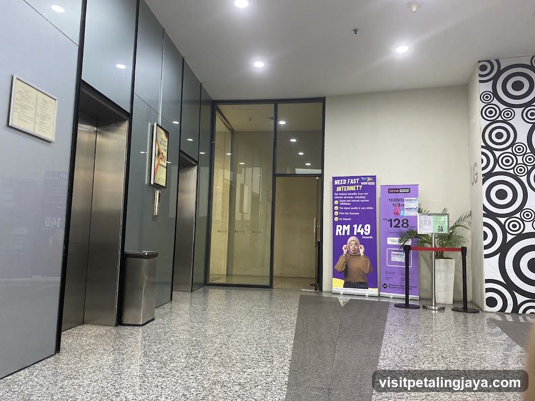 Elevator Lobby with Advertisements