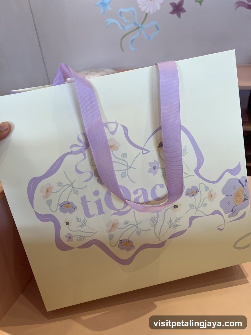 Gift Bag with Floral Design